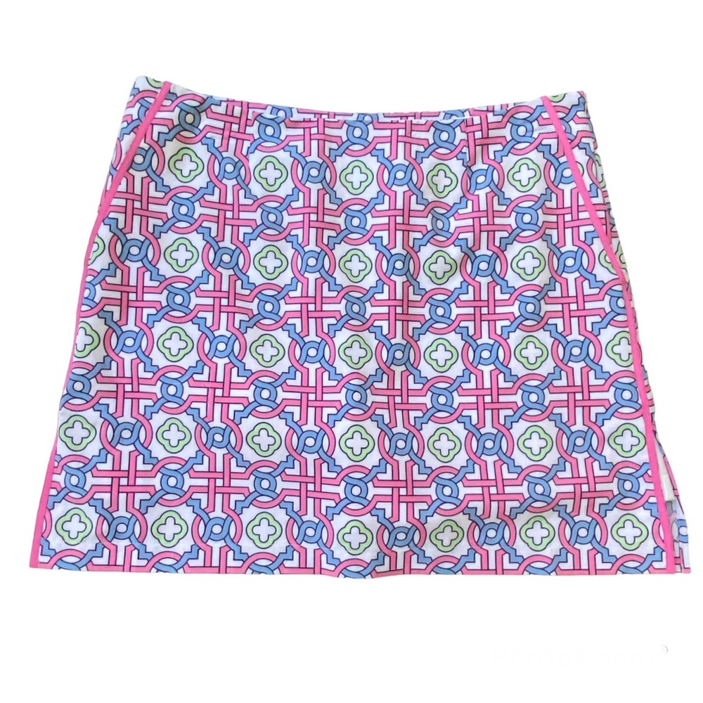 Golftini Candy Lane Women's Golf Skort Skirt Pink Blue Athletic Wear Sz  4